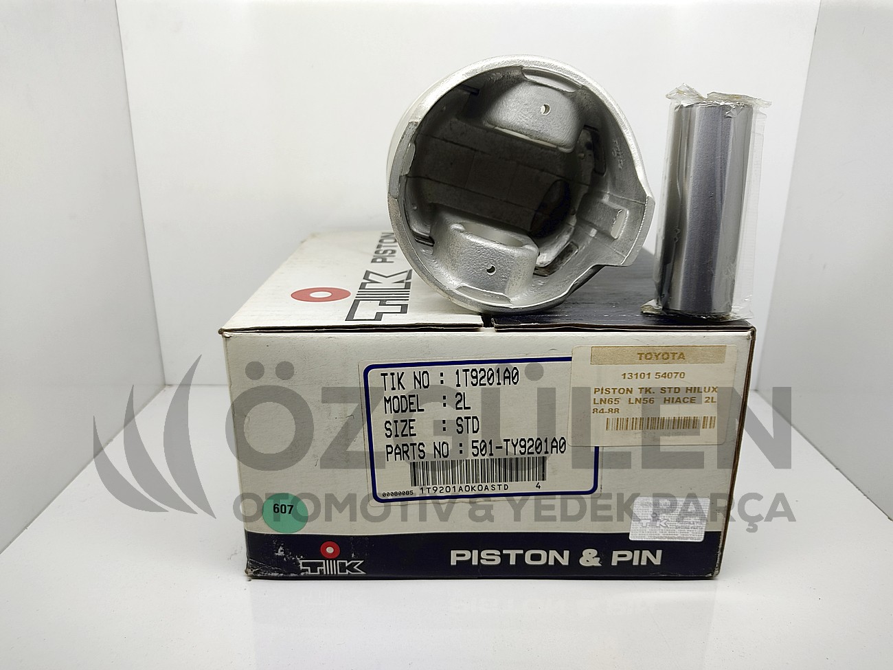 Toyota Hilux Piston (Tak�m 4 Adet) LN65 LN56 Hiace 2L 84-88 �r�n Foto�raf� - 3
