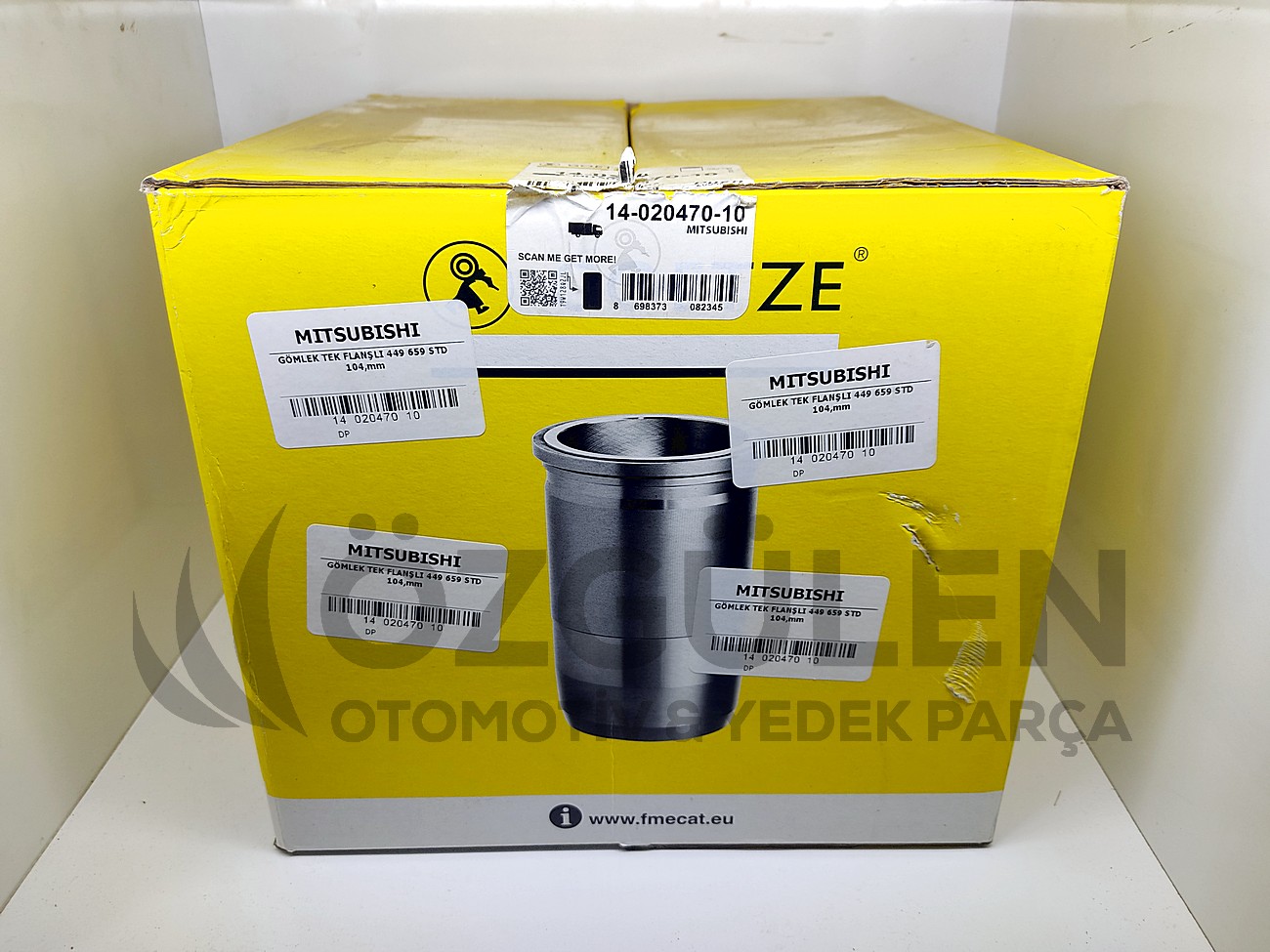 Mitsubishi Tek Flan�l� G�mlek (Tak�m 4 Adet) 449 659 STD (104.00mm) �r�n Foto�raf� - 4