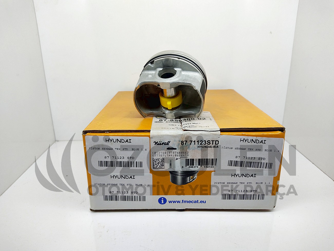 Hyundai Blue Piston Sekman (Tak�m 4 Adet) STD Blue 1.4 �r�n Foto�raf� - 2