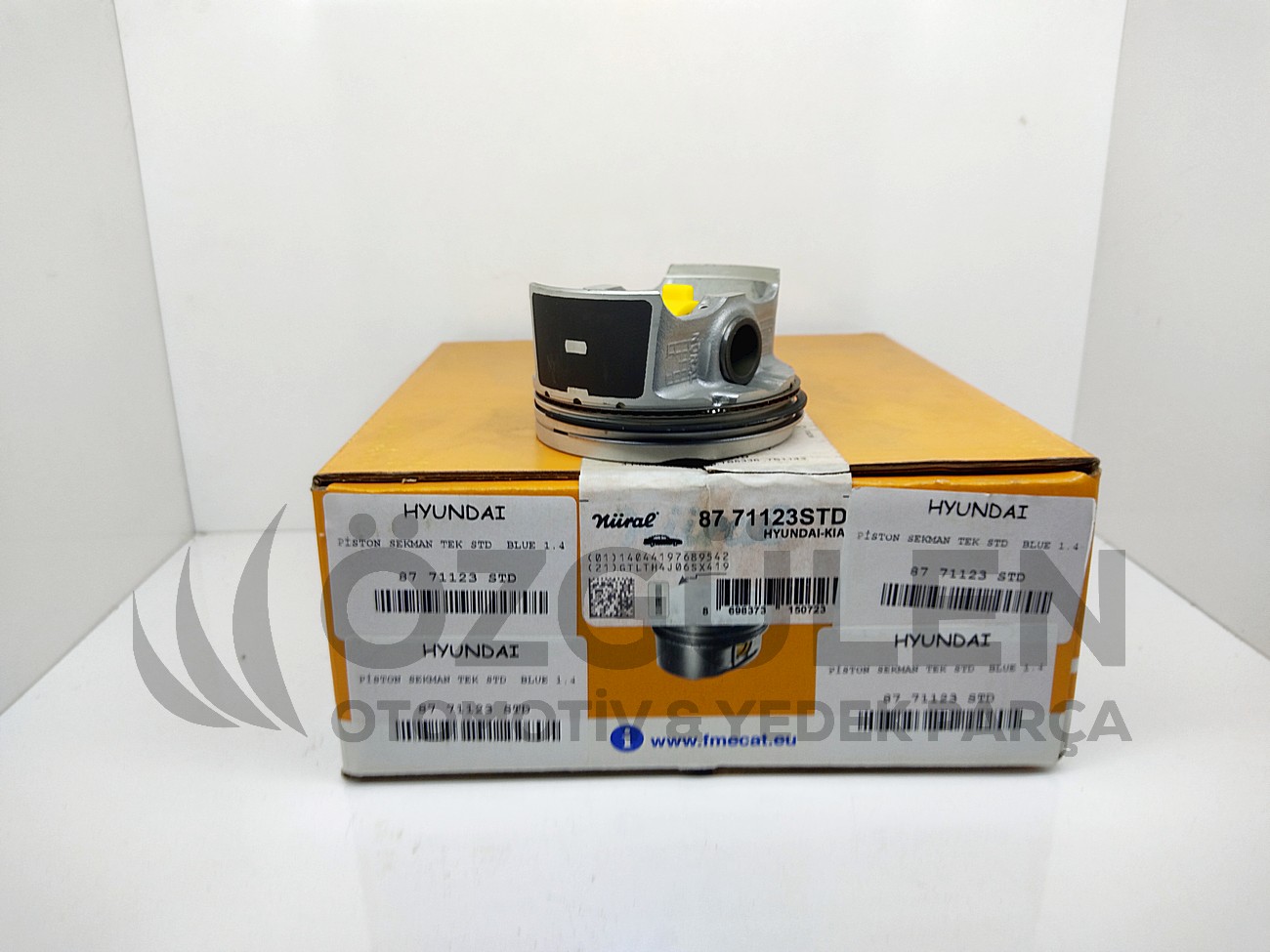Hyundai Blue Piston Sekman (Tak�m 4 Adet) STD Blue 1.4 �r�n Foto�raf� - 3