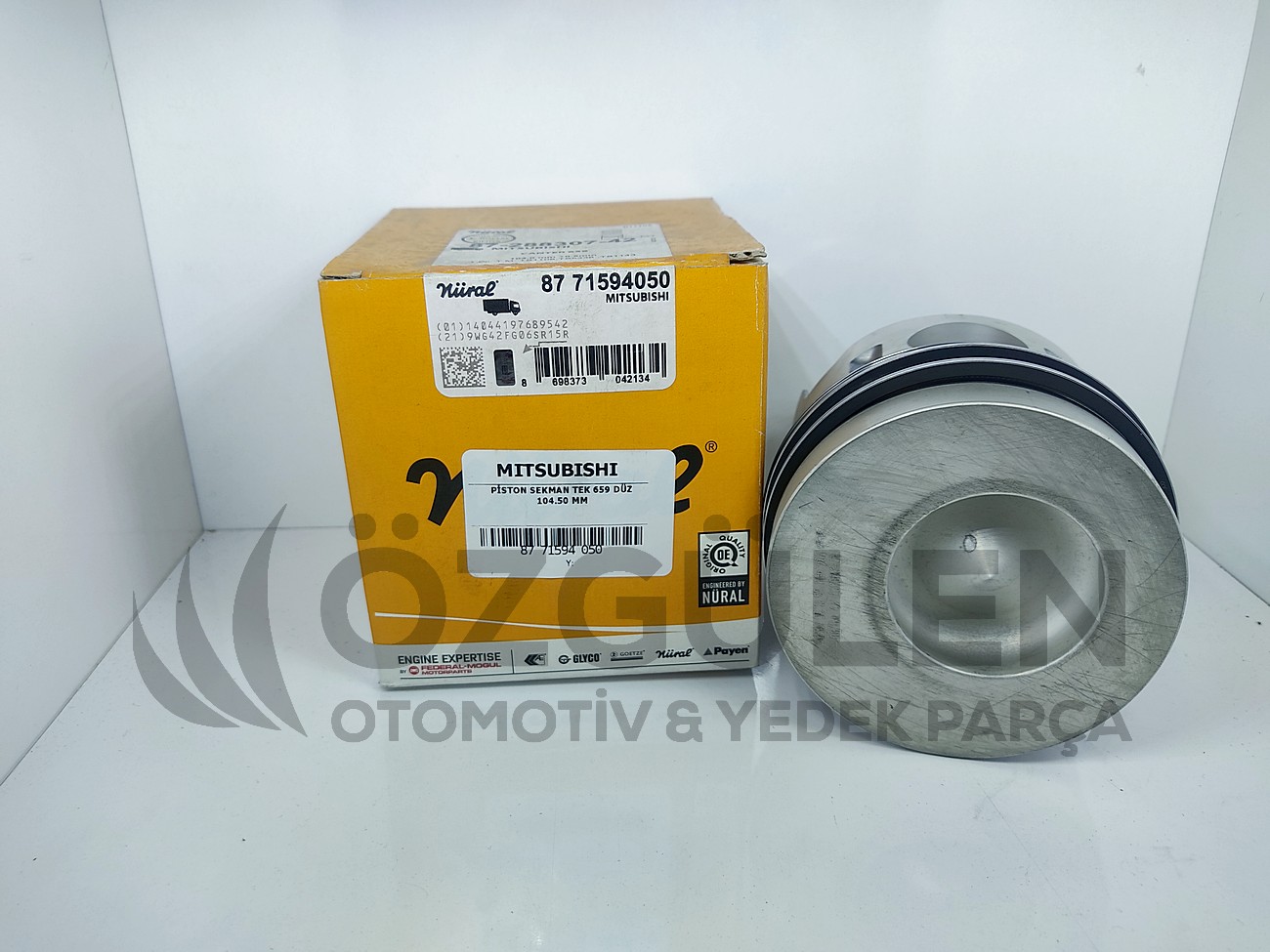 Mitsubishi Piston Sekman (TEK) (104.50mm) 656 D�z  �r�n Foto�raf� - 2
