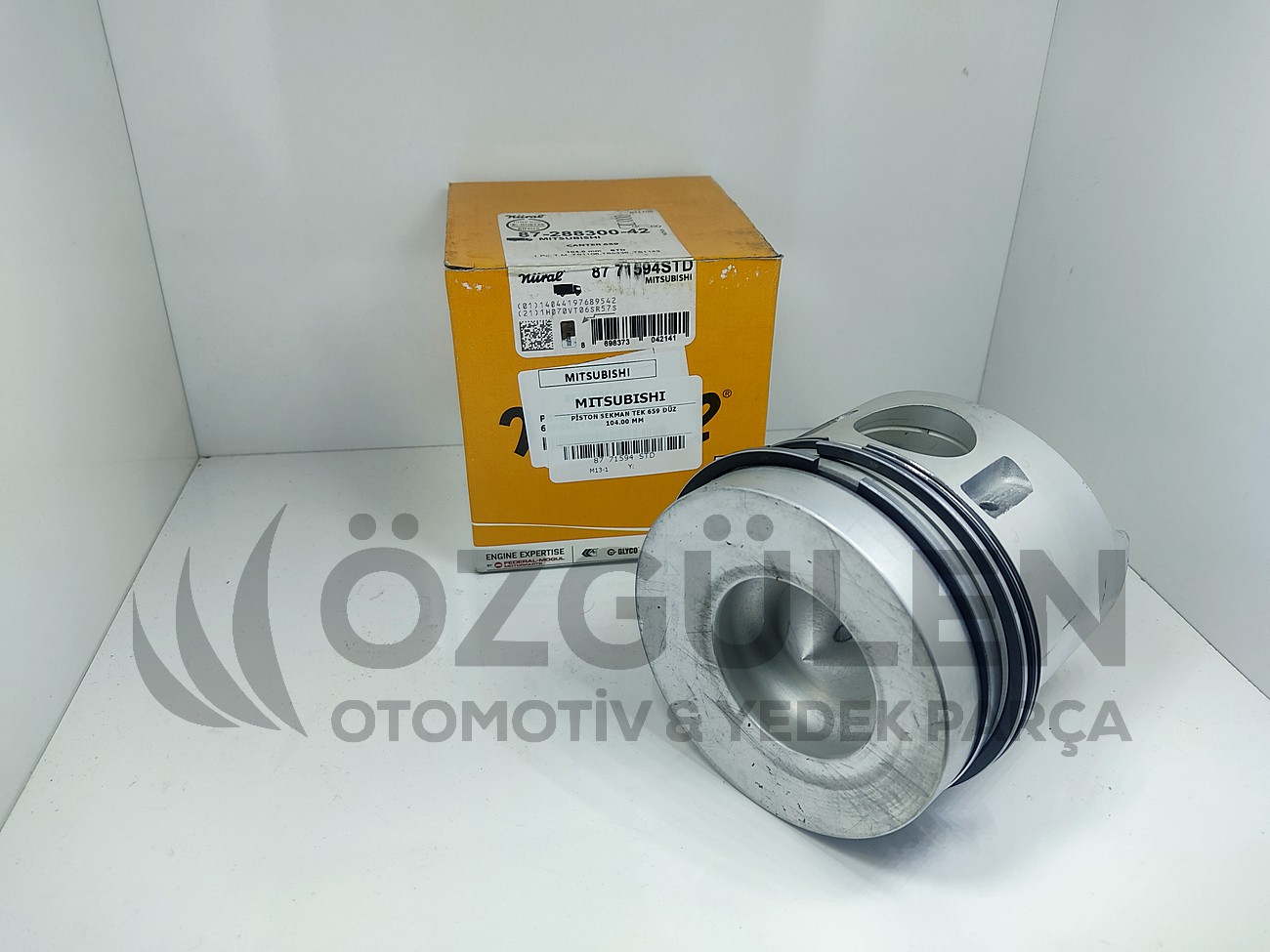 Mitsubishi Piston Sekman (TEK) (104.00mm) 659 D�z �r�n Foto�raf� - 3