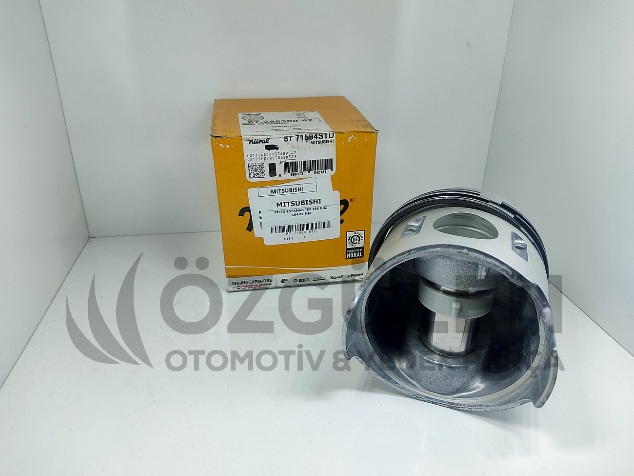 Mitsubishi Piston Sekman (TEK) (104.00mm) 659 D�z �r�n Foto�raf� - 4