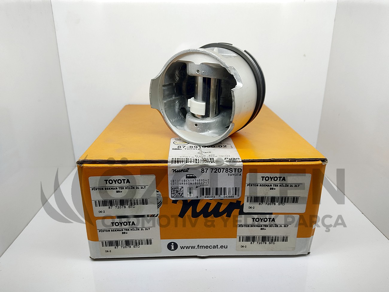 Toyota Hilux Piston Sekman (Tak�m 4 Adet) Hilux 2L 2L 99> �r�n Foto�raf� - 2