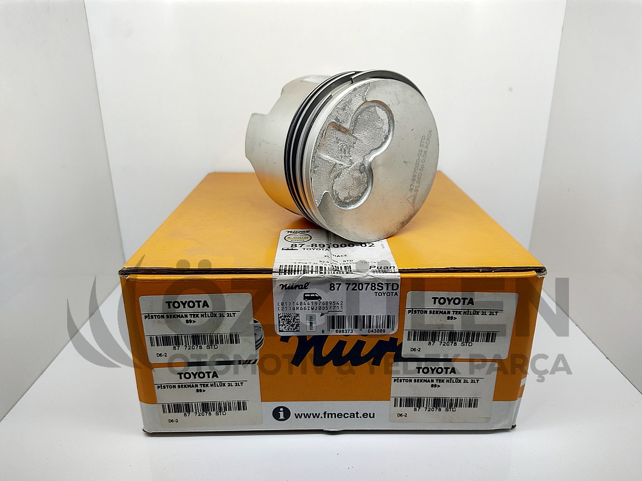 Toyota Hilux Piston Sekman (Tak�m 4 Adet) Hilux 2L 2L 99> �r�n Foto�raf� - 3
