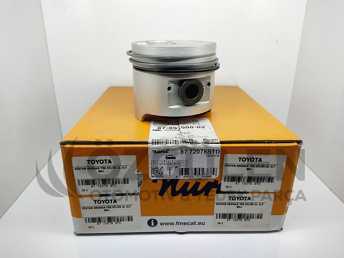 Toyota Hilux Piston Sekman (Tak�m 4 Adet) Hilux 2L 2L 99> �r�n Foto�raf� - 4