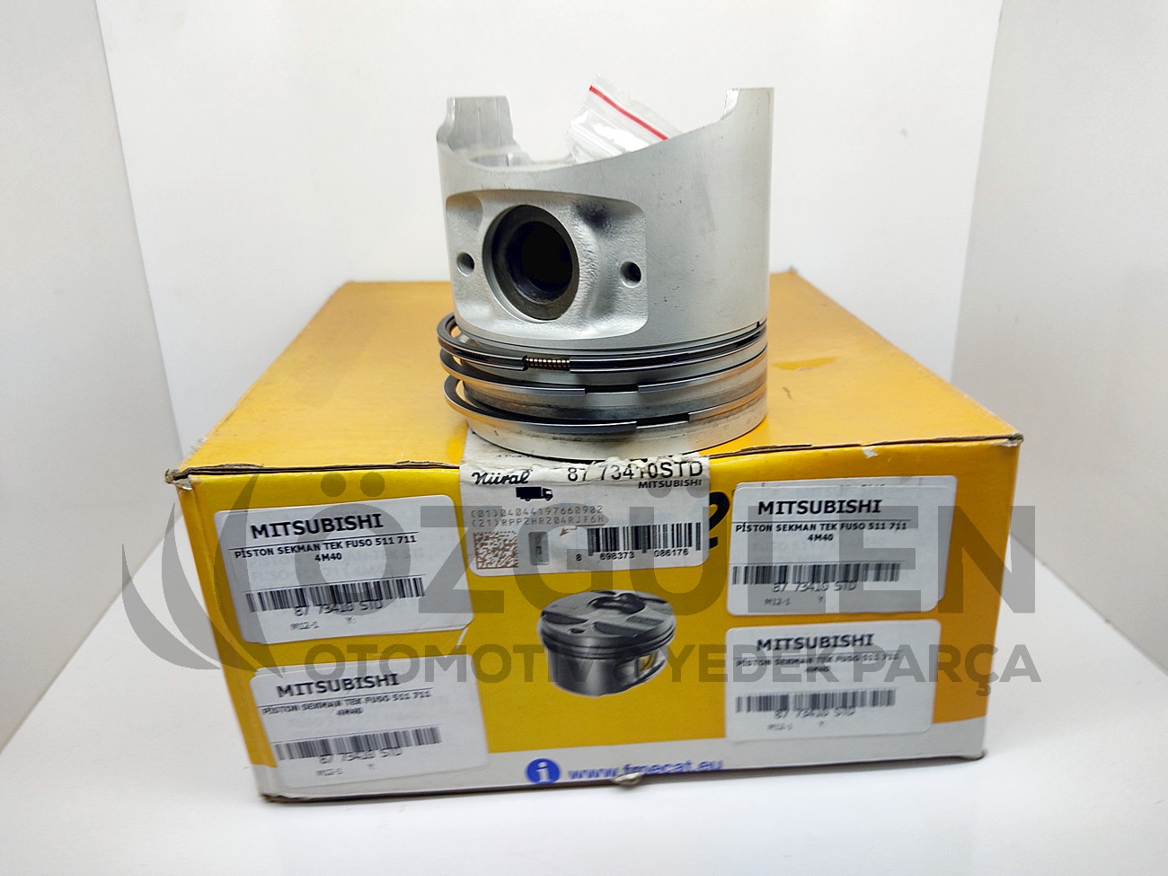 Mitsubishi Fuso Piston Sekman (Tak�m 4 Adet) 511 711 4M40 �r�n Foto�raf� - 2