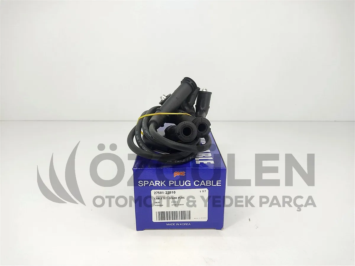 Hyundai Buji Kablo Seti 27501-22B10 Accent Getz Elantra 1.3 1.5 1.6 G4EA G4EB G4EC G4ED �r�n Foto�raf� - 3