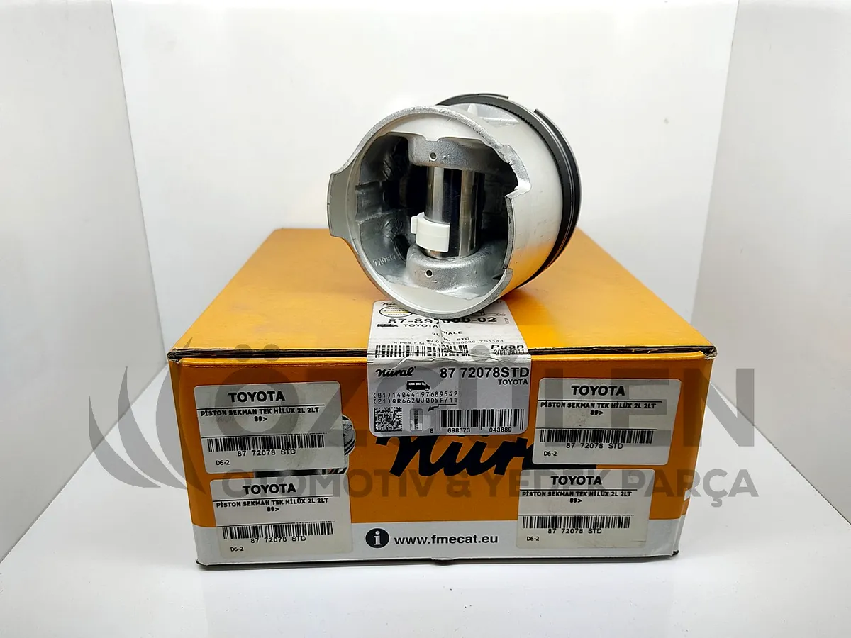 Toyota Hilux Piston Sekman (Tak�m 4 Adet) Hilux 2L 2L 99> �r�n Foto�raf� - 2