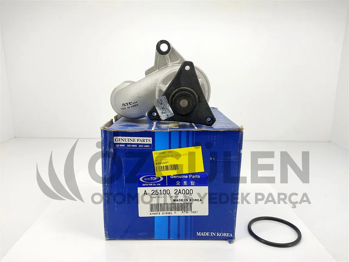 Hyundai Accent Blue i30 Kia Ceed Rio Devirdaim Su Pompas� 25100-2A000 1.5 1.6 CRDi U-Motor �r�n Foto�raf� - 3