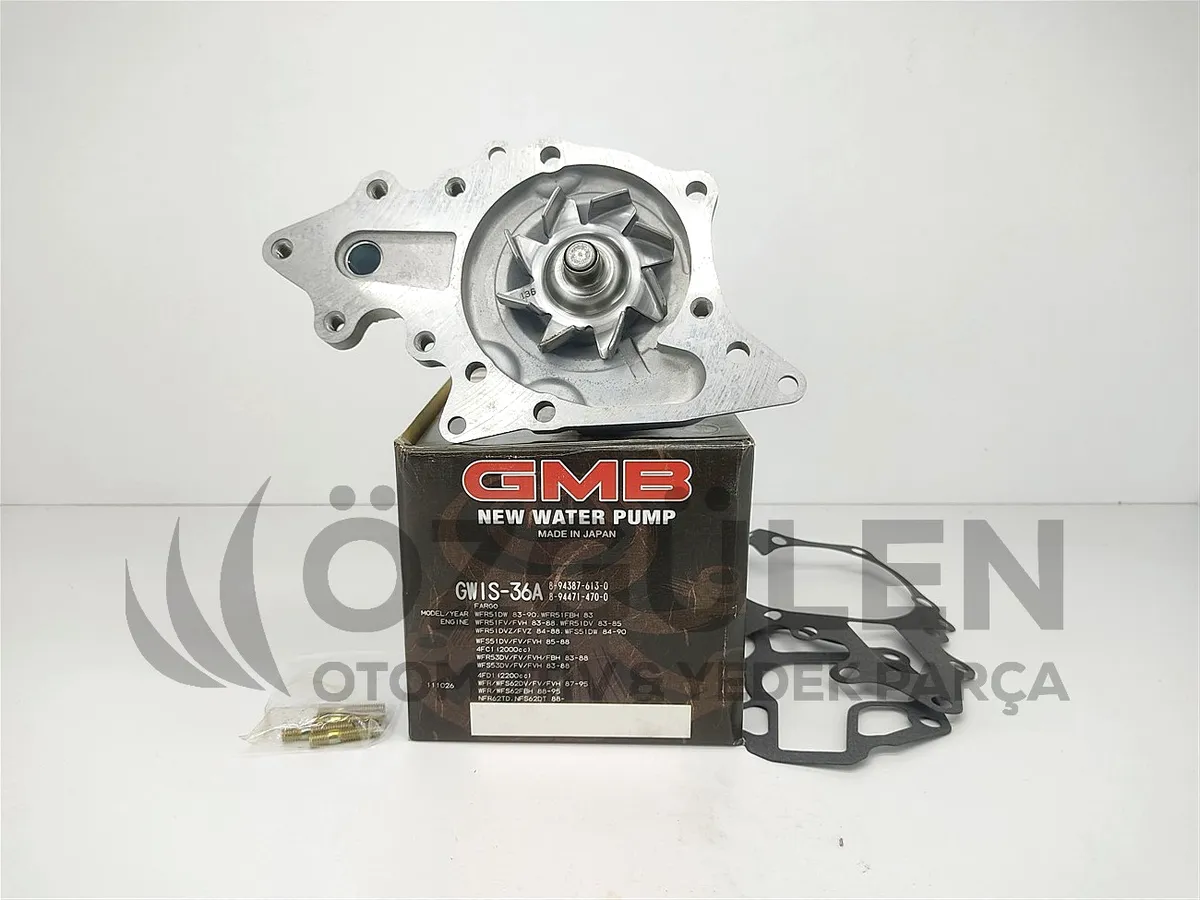 Isuzu Devirdaim Su Pompas� 8-94387-613-0 NKR NPR NQR 4HF1 4HG1 4HE1 GMB GWIS-36A �r�n Foto�raf�