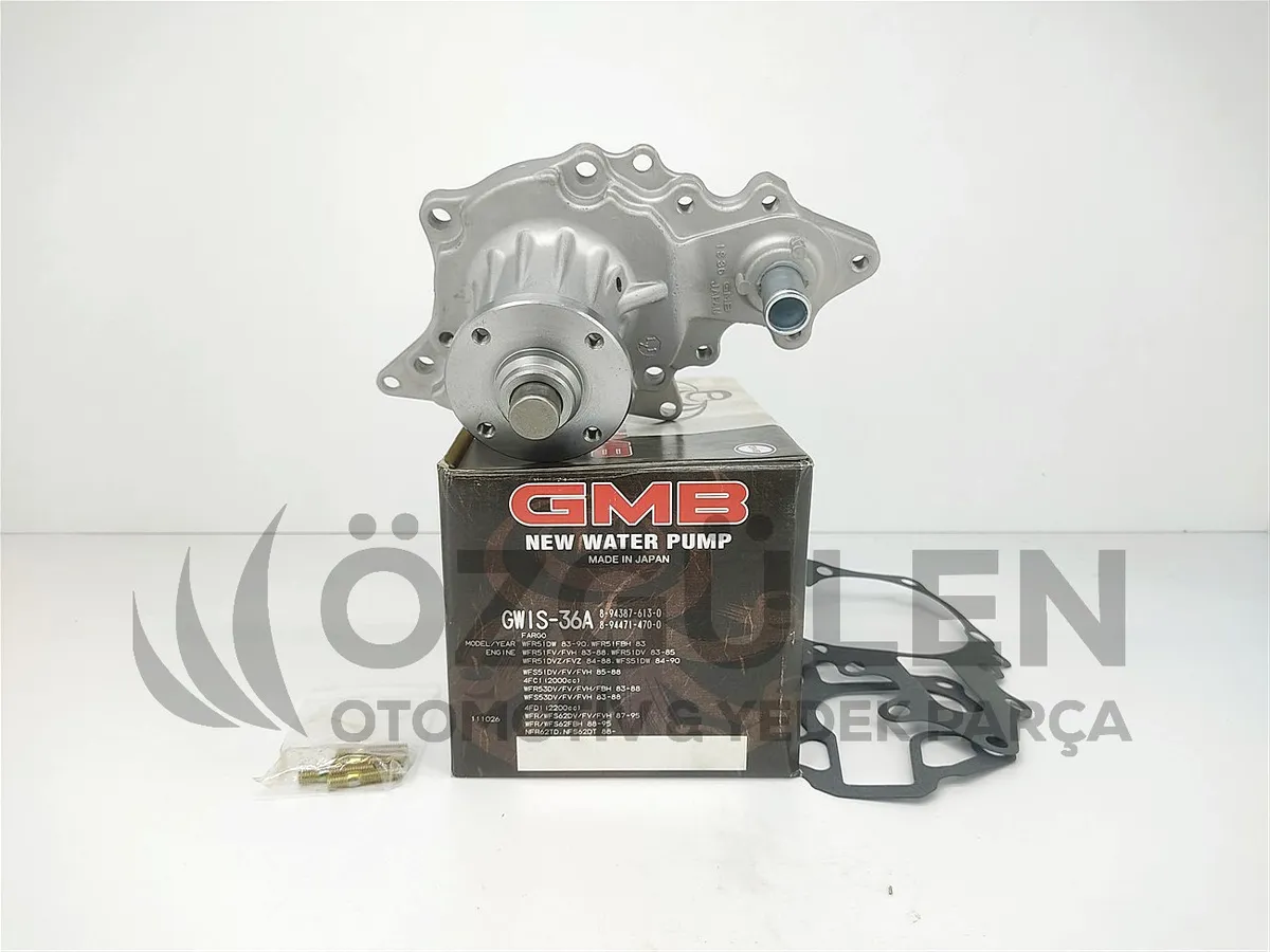 Isuzu Devirdaim Su Pompas� 8-94387-613-0 NKR NPR NQR 4HF1 4HG1 4HE1 GMB GWIS-36A �r�n Foto�raf� - 3