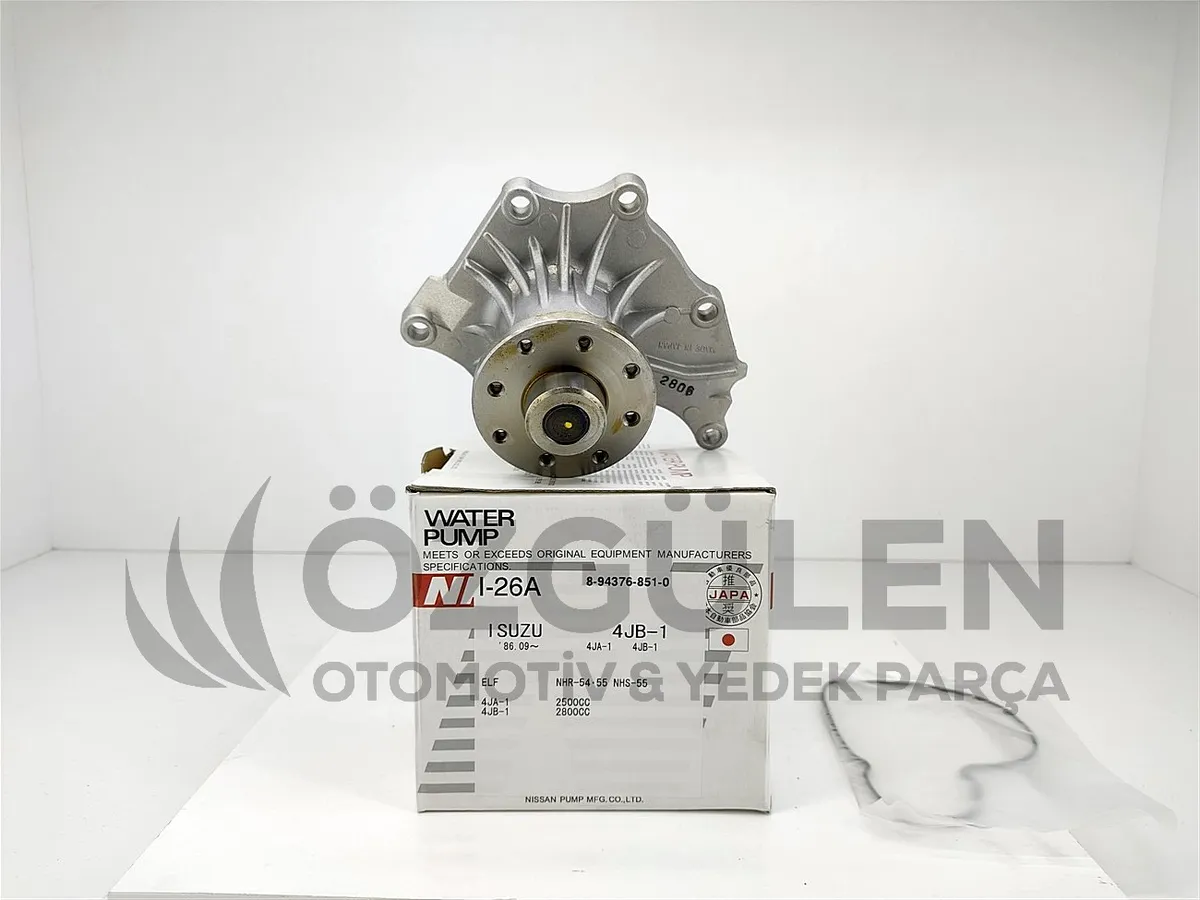 Isuzu NPR NQR Mitsubishi Fuso Devirdaim Su Pompas� 8-94376-851-0 4.3 4.6 4HF1 4HG1 �r�n Foto�raf� - 3