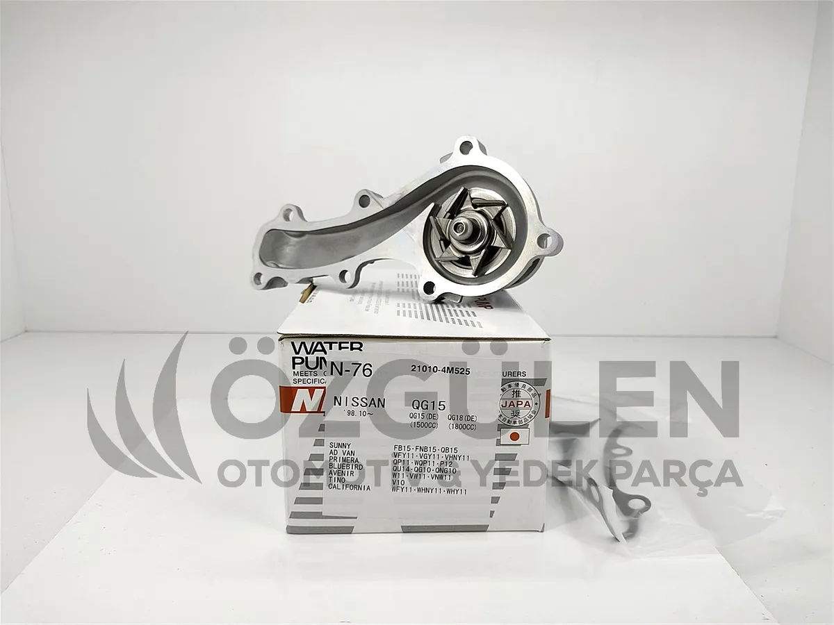 Nissan Almera Primera Sunny Devirdaim Su Pompas� 21010-4M525 1.5 1.8 QG15DE QG18DE �r�n Foto�raf�