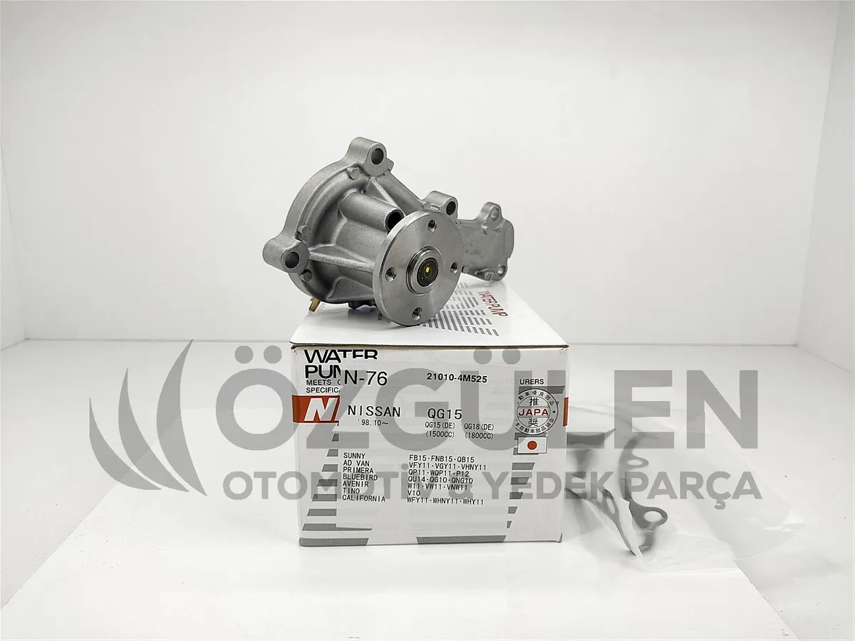 Nissan Almera Primera Sunny Devirdaim Su Pompas� 21010-4M525 1.5 1.8 QG15DE QG18DE �r�n Foto�raf� - 2