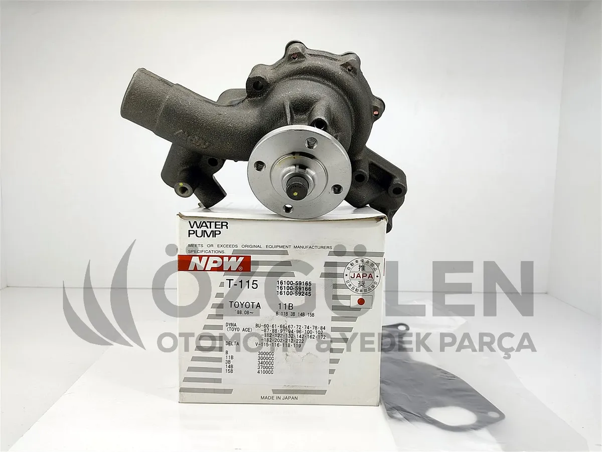 Toyota Hilux Hiace Land Cruiser 4Runner Devirdaim Su Pompas� 16100-59165 2.4 2.4 TD 2L 2LT �r�n Foto�raf�