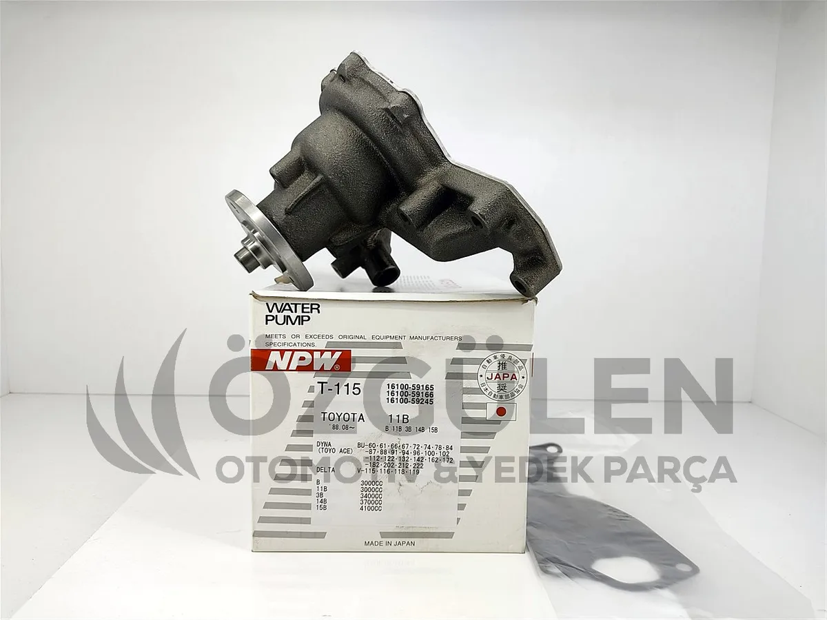 Toyota Hilux Hiace Land Cruiser 4Runner Devirdaim Su Pompas� 16100-59165 2.4 2.4 TD 2L 2LT �r�n Foto�raf� - 2