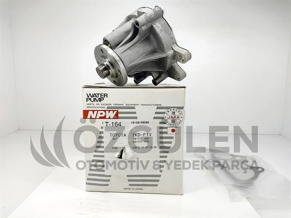 Toyota Hilux Hiace Land Cruiser Prado Devirdaim Su Pompas� 16100-09260 2.5 3.0 D-4D 2KDFTV 1KDFTV �r�n Foto�raf� - 2