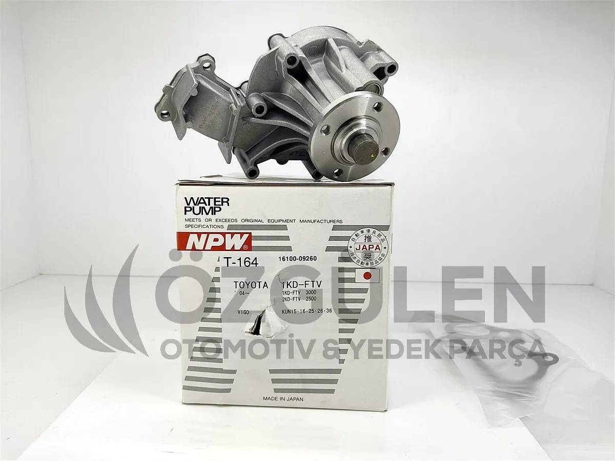 Toyota Hilux Hiace Land Cruiser Prado Devirdaim Su Pompas� 16100-09260 2.5 3.0 D-4D 2KDFTV 1KDFTV �r�n Foto�raf� - 3