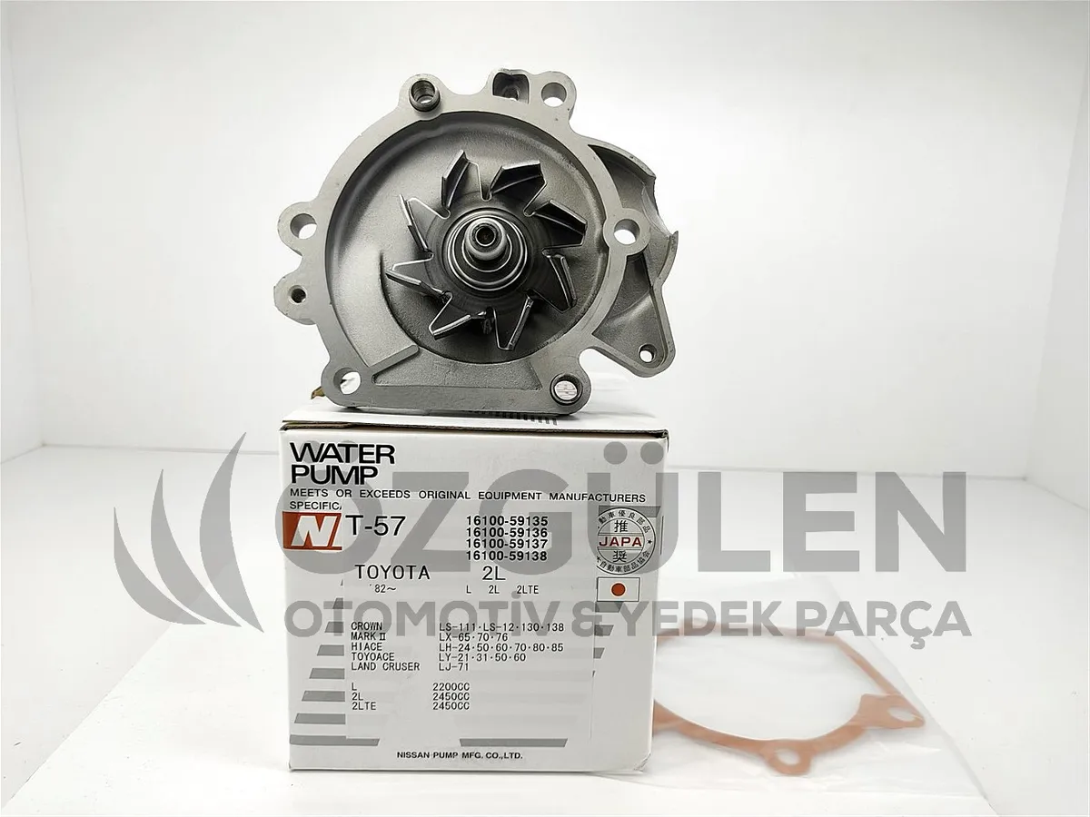 Toyota Hilux Hiace Land Cruiser Devirdaim Su Pompas� 16100-59135 2.4 Dizel 2L �r�n Foto�raf�