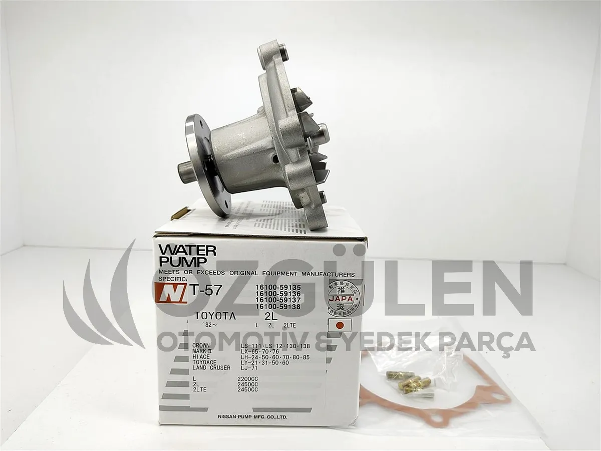 Toyota Hilux Hiace Land Cruiser Devirdaim Su Pompas� 16100-59135 2.4 Dizel 2L �r�n Foto�raf� - 2