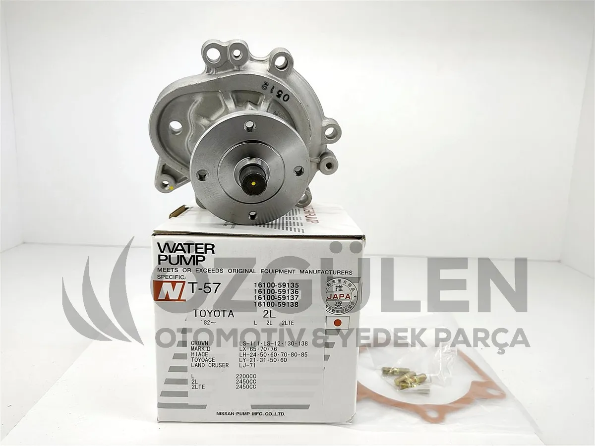 Toyota Hilux Hiace Land Cruiser Devirdaim Su Pompas� 16100-59135 2.4 Dizel 2L �r�n Foto�raf� - 3