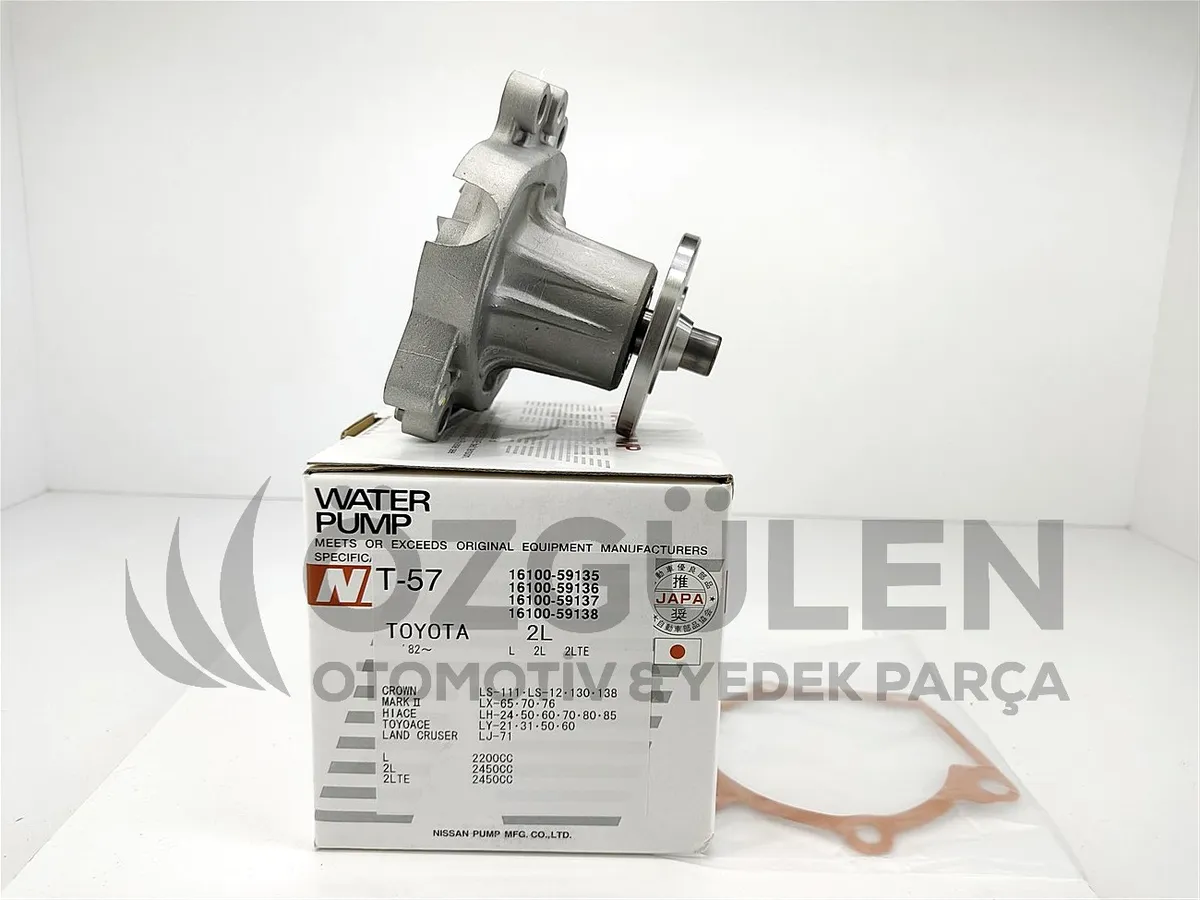 Toyota Hilux Hiace Land Cruiser Devirdaim Su Pompas� 16100-59135 2.4 Dizel 2L �r�n Foto�raf� - 4