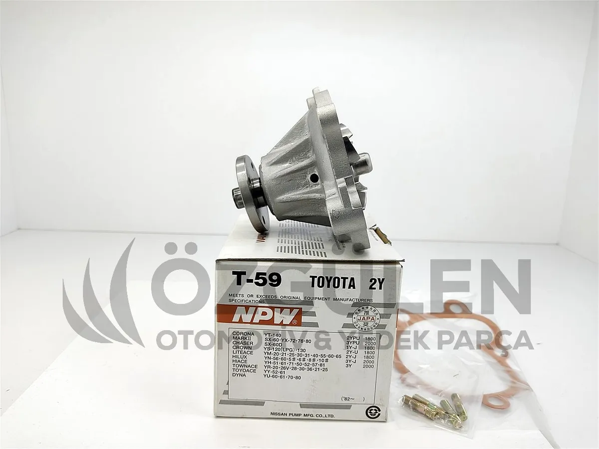 Toyota Corolla Avensis Carina Devirdaim Su Pompas� 16100-79035 1.6 1.8 2.0 4AFE 7AFE 3SFE �r�n Foto�raf� - 2