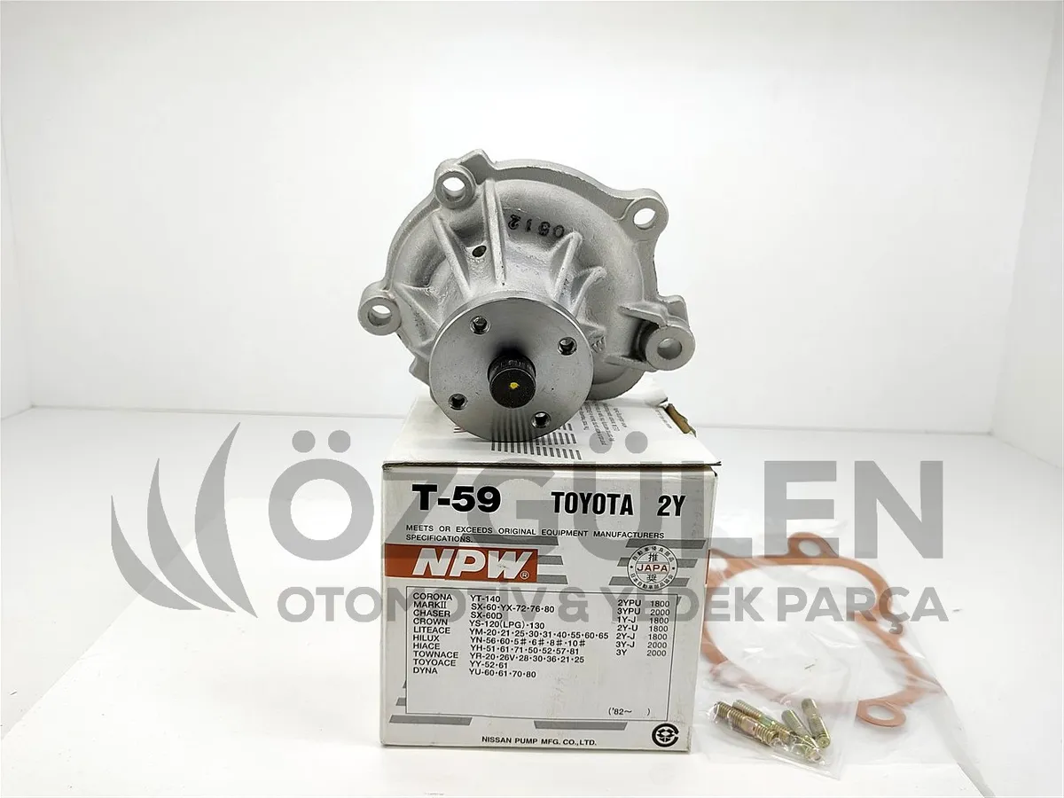 Toyota Corolla Avensis Carina Devirdaim Su Pompas� 16100-79035 1.6 1.8 2.0 4AFE 7AFE 3SFE �r�n Foto�raf� - 3