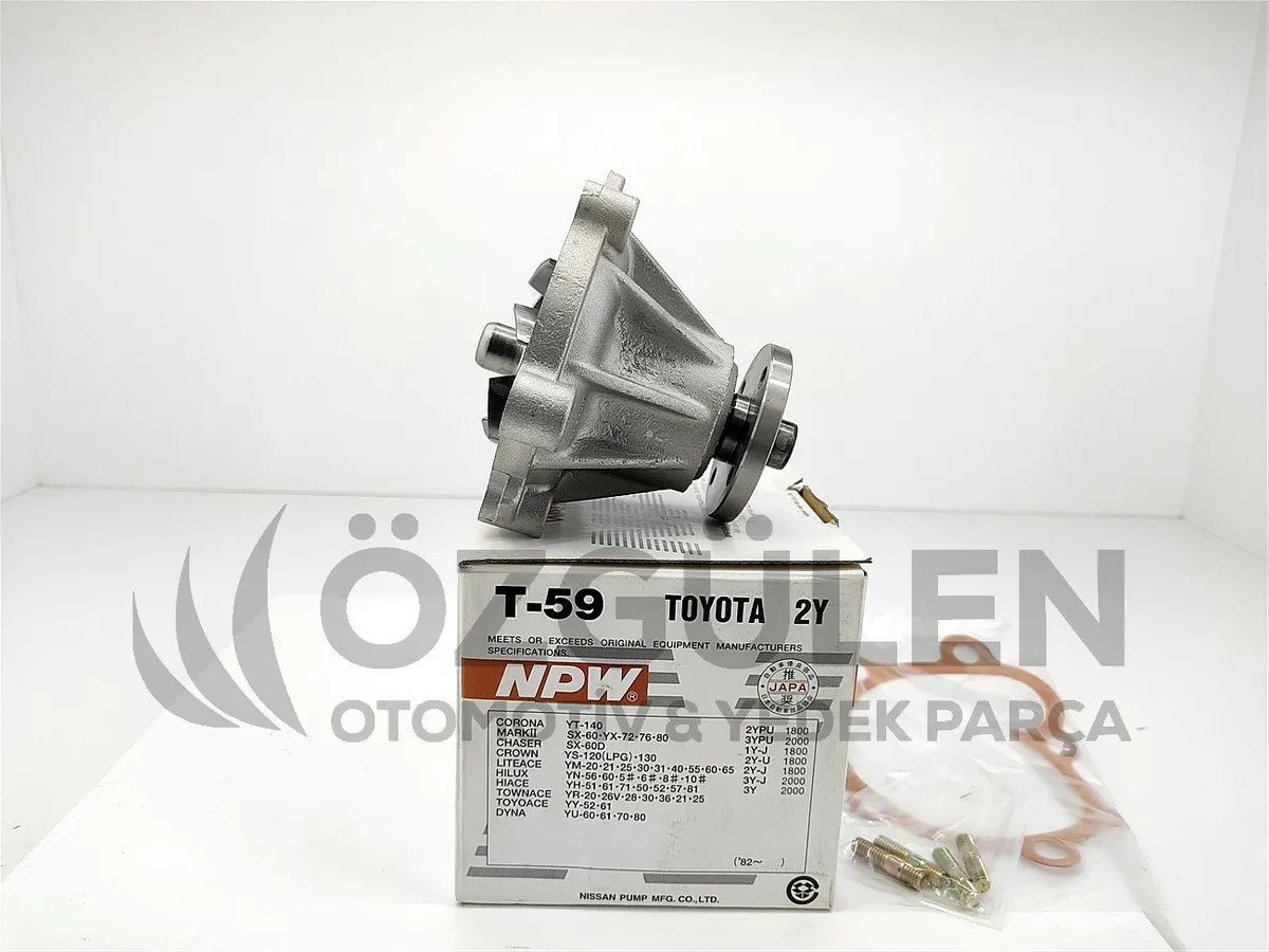 Toyota Corolla Avensis Carina Devirdaim Su Pompas� 16100-79035 1.6 1.8 2.0 4AFE 7AFE 3SFE �r�n Foto�raf� - 4