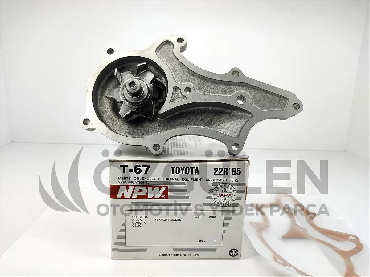 Toyota Hilux Land Cruiser Fortuner Devirdaim Su Pompas� 16100-39346 2.5 3.0 D-4D 1KD 2KD �r�n Foto�raf�