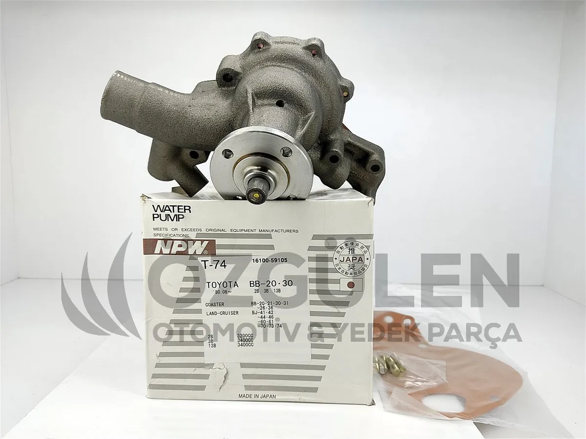Toyota Land Cruiser Hiace Hilux Devirdaim Su Pompas� 16100-59105 2.4 2.4 TD 2L 2LT �r�n Foto�raf�